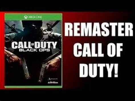 Call Of Duty Black Ops Remastered Youtube