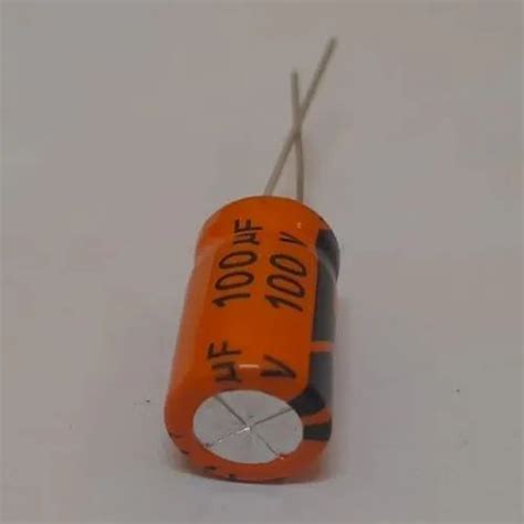 Aluminium 2 100UF 100V Electrolytic Capacitor For Power Through Hole