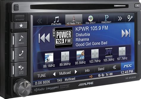 Best Buy Alpine 6 1 CD DVD Built In HD Radio In Dash Deck With