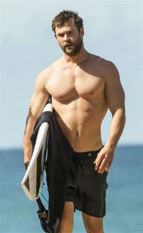 Chris Hemsworth Paparazzi Beach Photos Naked Male Celebrities