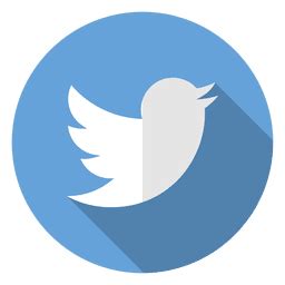 Twitter distorted round icon - Transparent PNG & SVG vector file