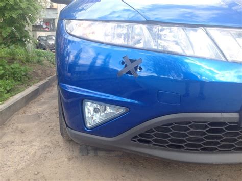 Замена ПТФ по отзывной — Honda Civic 5D (8G), 1,8 л, 2007 года ...