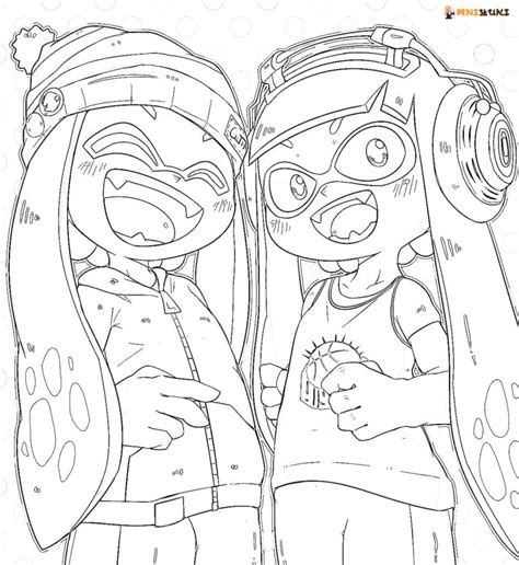 Coloriages Splatoon Coloriages gratuits à imprimer