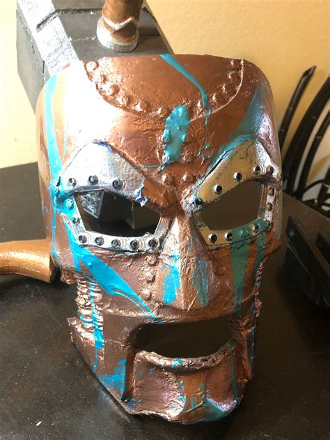 Dr Doom Inspired Mask After Diy