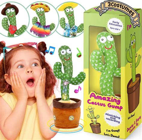 Amazon Dancing Cactus Talking Cactus Toy For Baby Cactus Toy