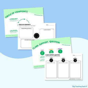 Visible Thinking Routines Posters Worksheets Bundle Cultures Of