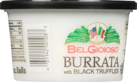 BelGioioso Burrata With Black Truffles 8 Oz Pick N Save