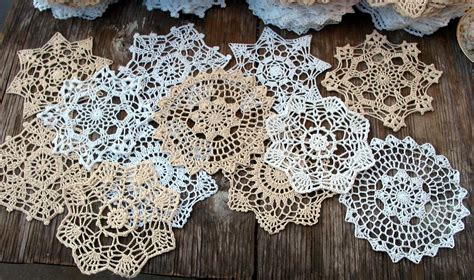 Amazon Granny S Hutch New Lot Of 12 Hand Crochet Doilies 7 White