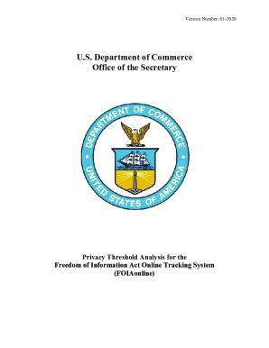 Fillable Online Osec Doc Make A Freedom Of Information Act Foia