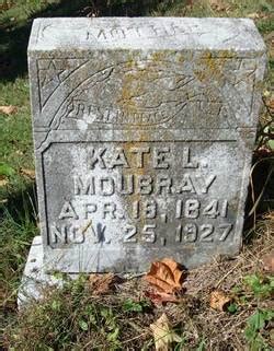 Kate L Thacker Moubray 1841 1927 Find A Grave Memorial