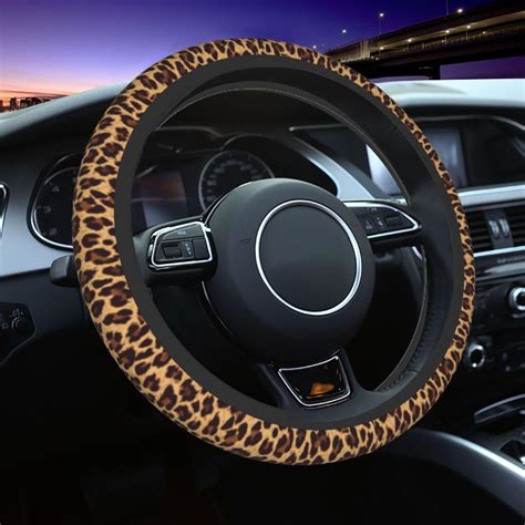 Amazon 7 Pieces Leopard Print Car Accessories Set Leopard