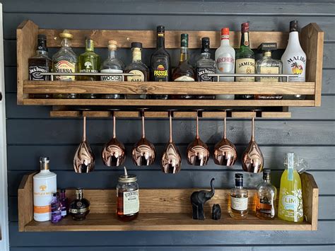 Wall Mounted Bar Shelves