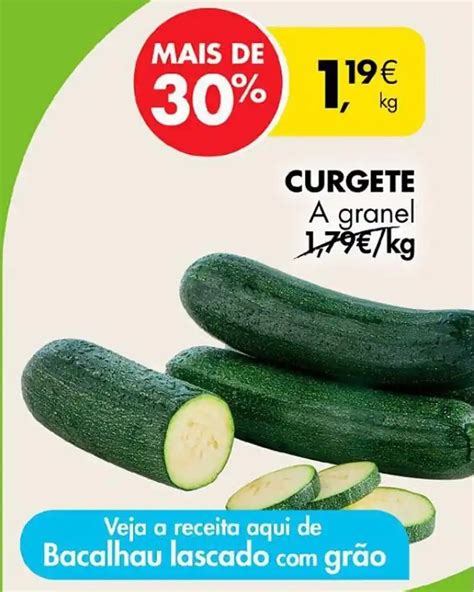 Promo O Curgete A Granel Em Pingo Doce