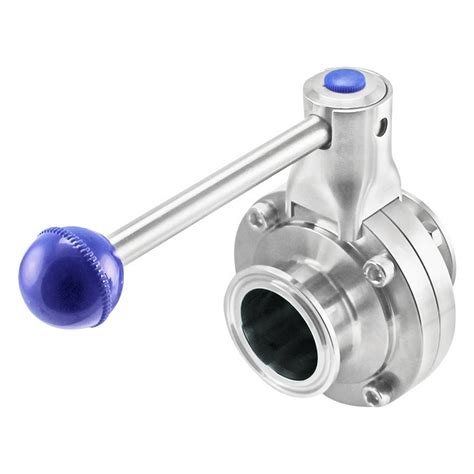 15 Tri Clover Stainless Steel Pull Trigger Butterfly Valve