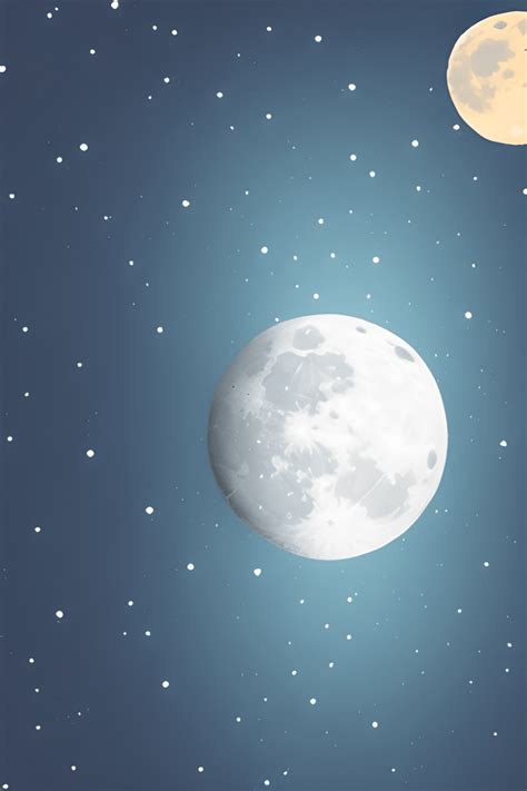 Celestial Moon Background · Creative Fabrica