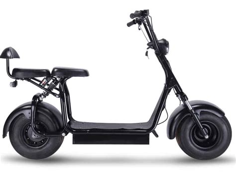 MotoTec Knockout 48v 1000w Electric Scooter Black Toy Store Discount