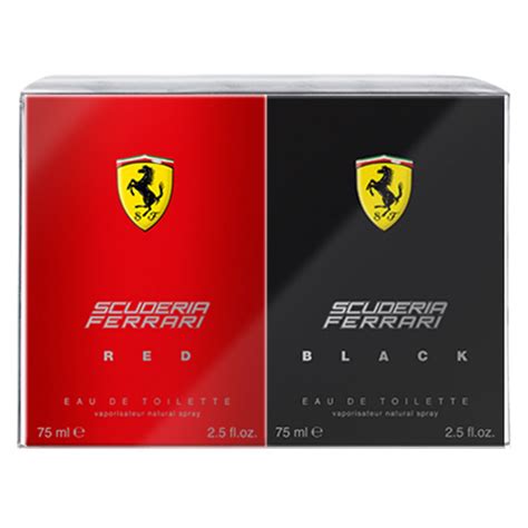 Kit Perfumes Masculino Eau De Toilette Ferrari Scuderia Black Ml