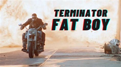 The Terminator Harley Davidson Fat Boy Filme Exterminador Do