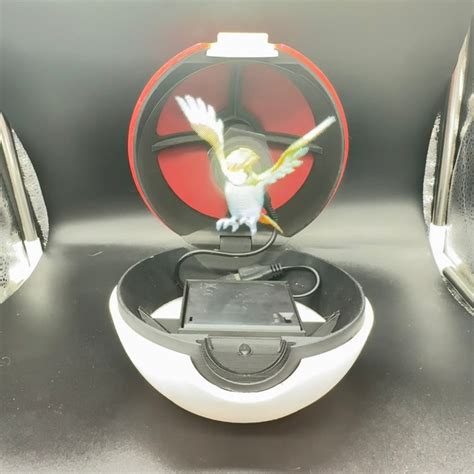 Real Life Pokeball, Pokemon Gift, Pokeball With a Projector Fan Inside ...