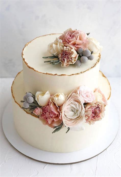 Jaw Dropping Pretty Wedding Cake Ideas Powder Shade Spring