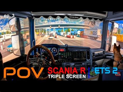 Immersive Drive In The Scania R Euro Truck Simulator Youtube