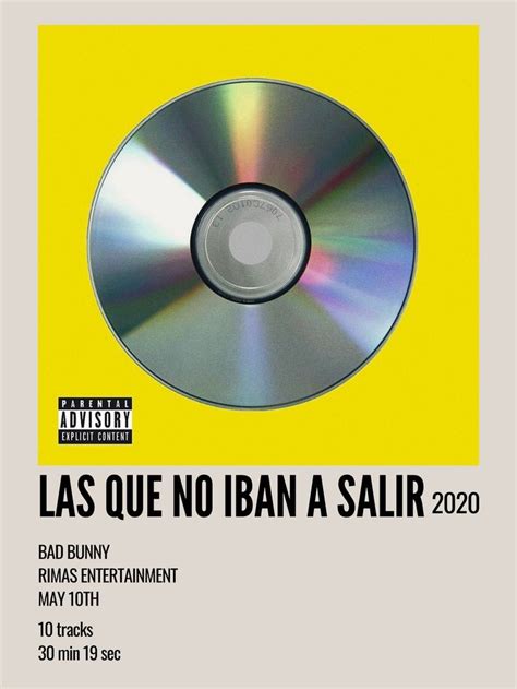 A Cd With The Words Las Que No Iban A Salir On It