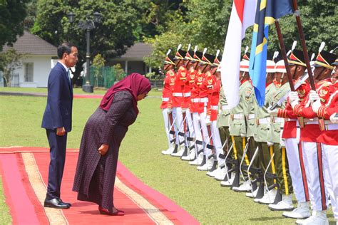 Jokowi Terima Kunjungan Presiden Tanzania Media Geobdg