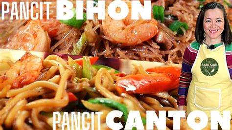 Pancit Canton Recipe With Shrimp And Chicken Verses Pancit Bihon Simple