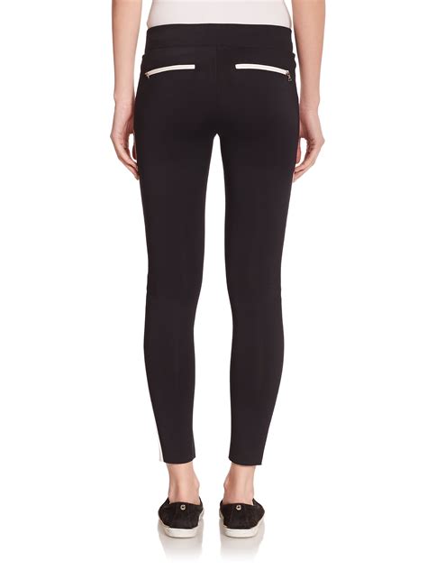 J Brand Edge Carrillo Tuxedo Stripe Leggings In Black Lyst