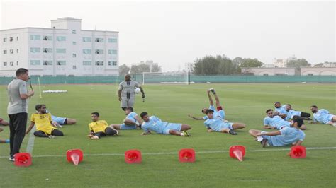 The First Football Team Of Al Dhaid Club Resumes Its Training