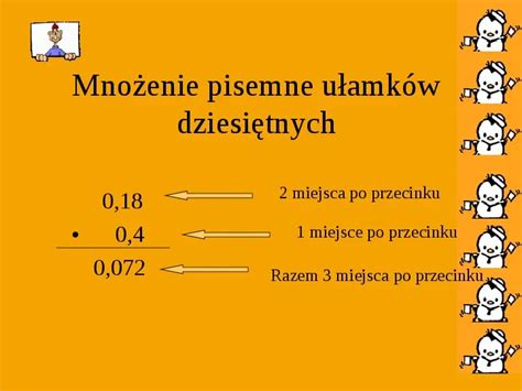 Prezentacja Ułamki Dziesietne Świat Prezentacji