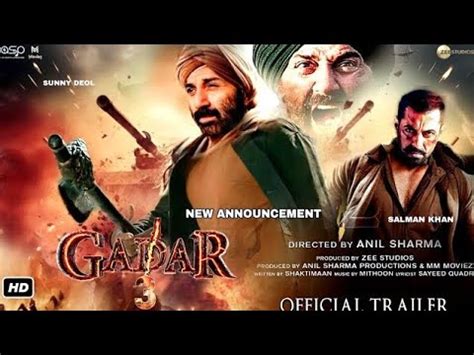 Gadar Official Trailer Sunny Deol Amisha Patel Utkarsh Sharma