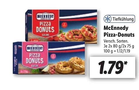 Tiefk Hlung Mcennedy Pizza Donuts Angebot Bei Lidl Prospekte De