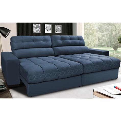 Sofa Retratil Reclinavel Lugares Cama Inbox Master