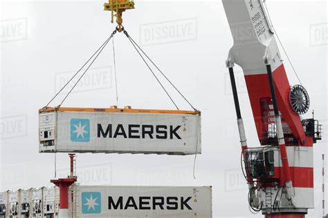 Crane Unloads Container Ship Sevmorput Russian Nuclear Powered