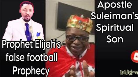 Prophet Elijah Abiri S Failed Prophecy On Nigeria Vs Cameroon Soccer