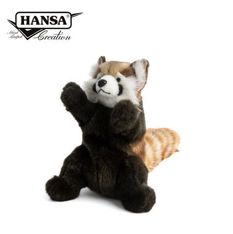 Hansa 4027 小熊貓手偶20公分高 Hansa Creation｜擬真動物玩偶