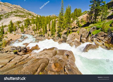 Tuolumne River Glen Aulin Yosemite National Stock Photo