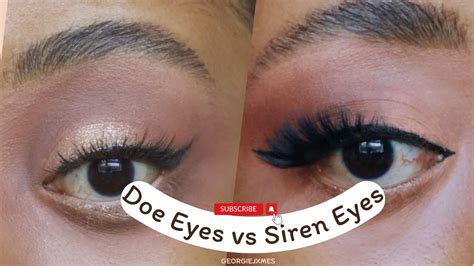 How To Siren Eyes Vs Doe Eyes Makeup Tutorial For Beginners Youtube