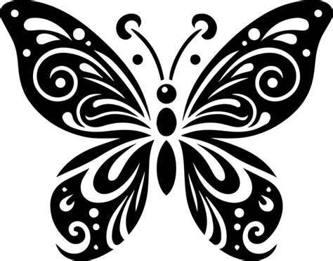 Monarch Butterfly Silhouettes Collection Vector Illustration Isolated