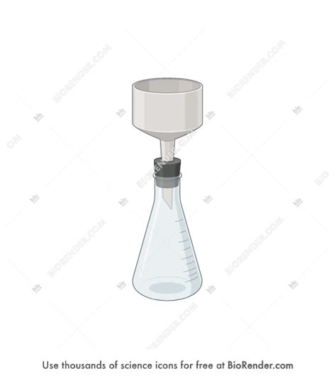 Free Buchner funnel (in flask) Icons, Symbols & Images | BioRender