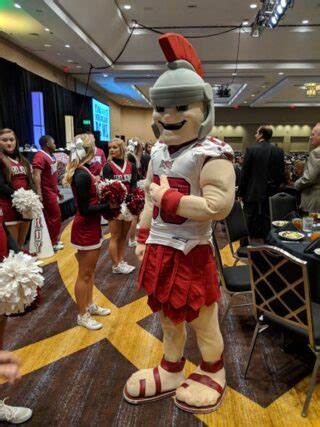 Troy mascot - R+L Carriers New Orleans Bowl