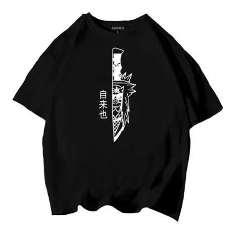 Playera Oversize Jiraiya Naruto Streetwear Fkttsh D107 Meses Sin