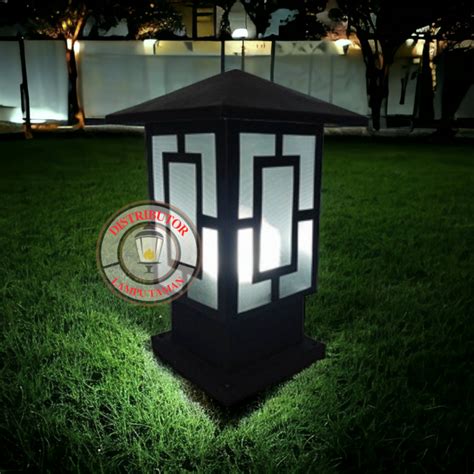 Jual Lampu Pilar Pagar Rumah Minimalis Outdoor Kap Lampu Shopee Indonesia