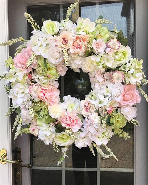 Bridal Shower Wreath Wedding Wreaths Cream Wreaths White Bridal