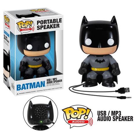 The Blot Says Batman Pop Audio Vinyl Figure Portable Speaker By Funko