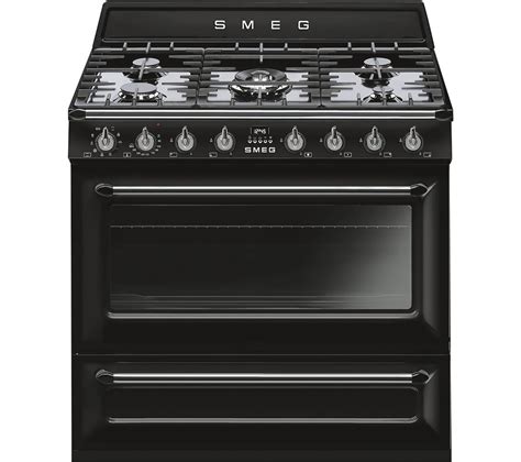 Cuisinière gaz SMEG TR90BL9 5 foyers Noir Cuisinière BUT