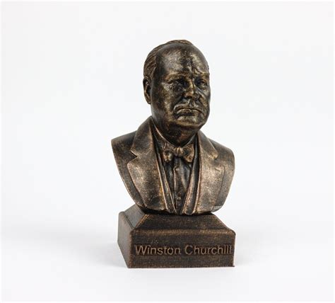 Sir Winston Churchill Statue, WW2 British Prime Minister Weathered/aged Bust - Etsy