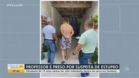 Investigado por estuprar aluna de 13 anos professor é preso um mês