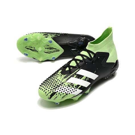 Adidas Predator Mutator 20 1 FG Crampon Homme Vert Signal Blanc Noir